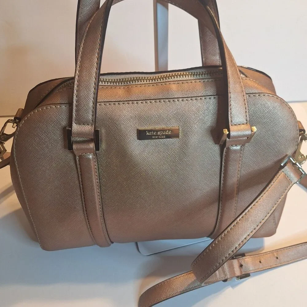 Kare Spade New York Newberry Lane Saffiano Leather Satchel/Crossbody Bag